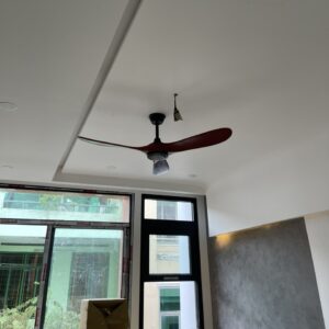 Quạt trần phòng khách cánh gỗ cao cấp