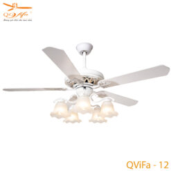 Quạt Trần Phòng Khách Cổ Điển QViFa - 12
