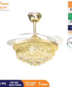 Quạt Trần Pha Lê QViFa - 22