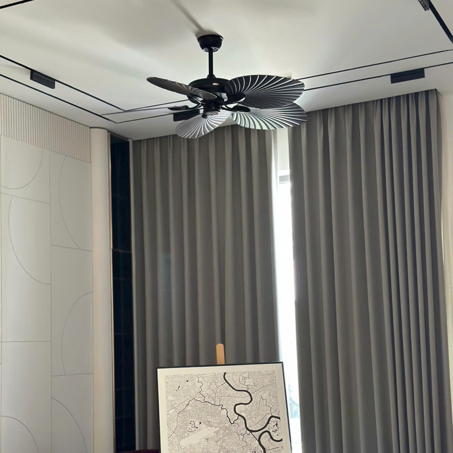 Quạt trần phòng khách decor QViFa - 49VF73