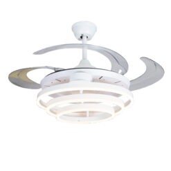 Quạt Trần Giấu Cánh QViFa - 53/Trắng